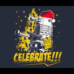Dr Who Women’s Christmas Dalek t shirt
